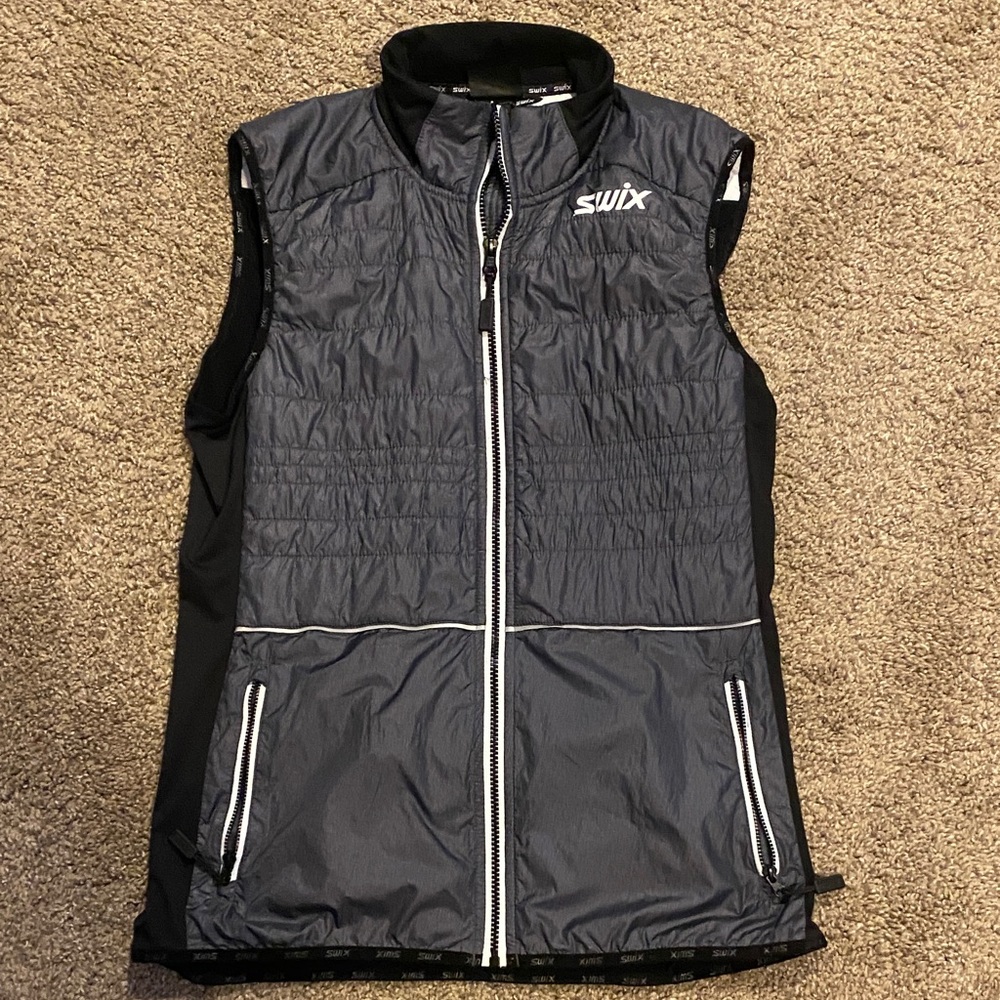 Swix Gray and Black Vest
